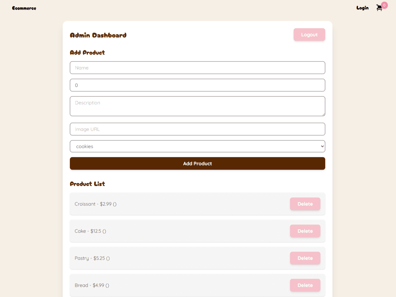 Admin Panel