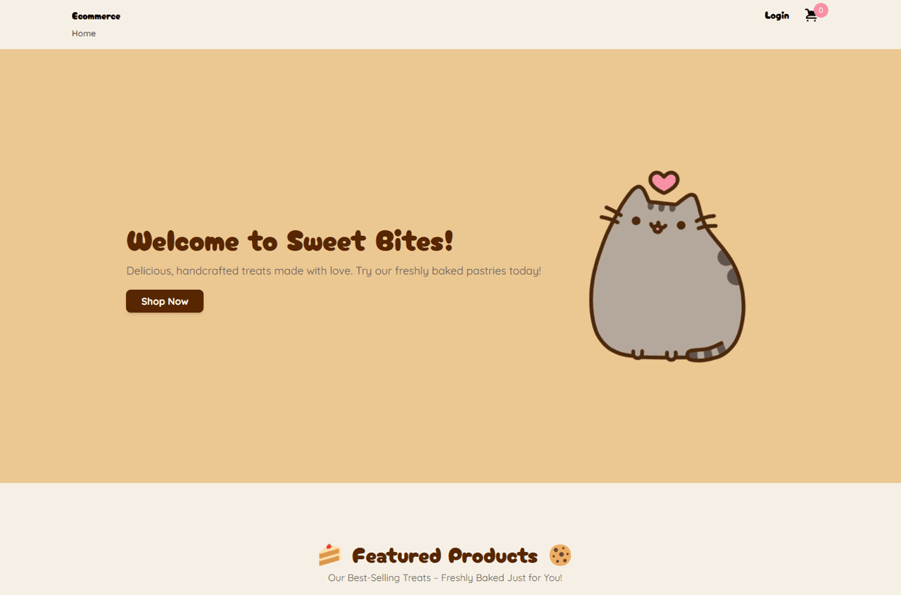 E-Commerce Project Screenshot